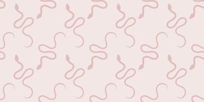 Snake repeat pattern design, vector background