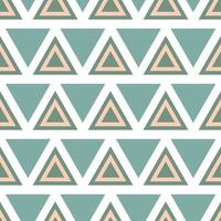 Abstract geometric vector pattern with triangles, seamless repeat green background.