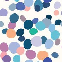 Colorful dot pattern, random shapes, modern abstract vector background