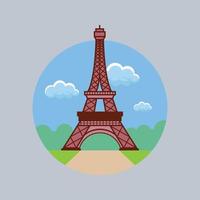 World famous building - Paris vector