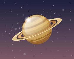 Plants Solar System - Saturn vector