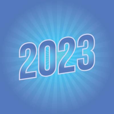2023 text design vector