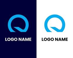 O and V logo with a clean and modern look vector