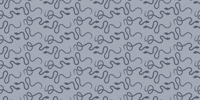 Grey snake seamless repeat pattern background vector