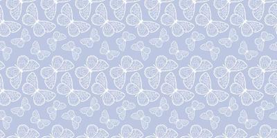 Butterfly seamless repeat pattern background vector