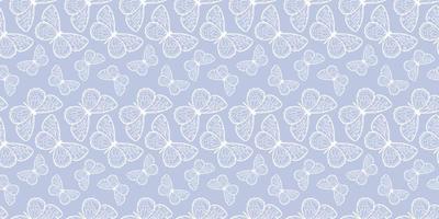 Butterfly seamless repeat pattern background vector