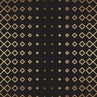 Geometric gold seamless repeat pattern background, gold and black wallpaper. vector