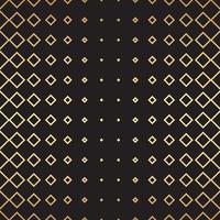 Geometric gold seamless repeat pattern background, gold and black wallpaper. vector