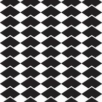 Black and white triangles, geometric vector pattern, abstract repeat background