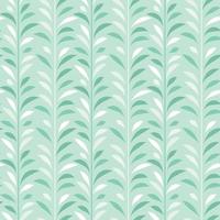 Pastel green leaf vector pattern, seamless botanical print, garland background
