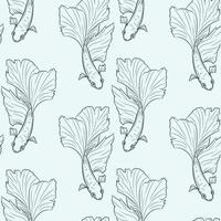 Surface repeat pattern, vector background with siamese fighting fish