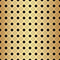 Geometric gold seamless repeat pattern background, gold and black wallpaper. vector