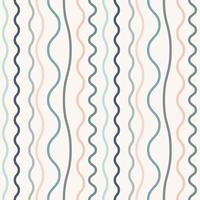 Fun geometric pattern colorful lines on white background vector