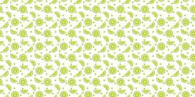 Lime seamless repeat pattern vector background