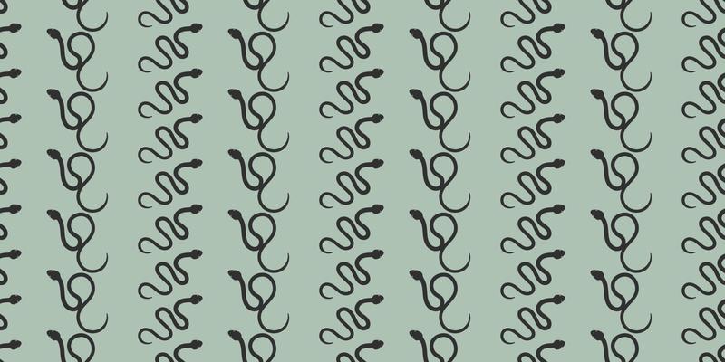 Snake repeat pattern design, vector background