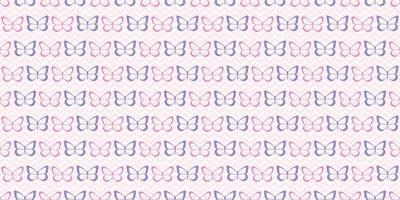 Butterfly seamless repeat pattern background vector