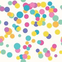 Cute colorful dot pattern, scattered dots, geometric abstract background, vector