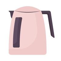 Electric teapot semi flat color vector object