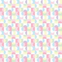 Abstract colorful pastel geometric random pattern vector