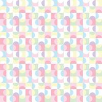 Abstract colorful pastel geometric random pattern vector