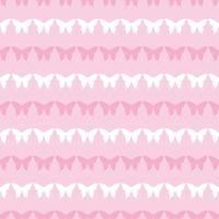 Pastel butterfly seamless repeat pattern background vector