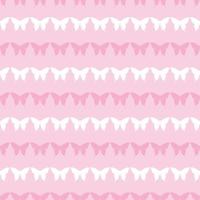 Pastel butterfly seamless repeat pattern background vector