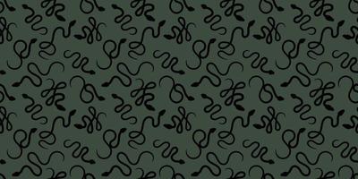 Snake repeat pattern design, vector background