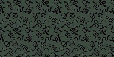 Snake repeat pattern design, vector background