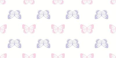 Butterfly seamless repeat pattern background vector
