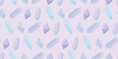 Seamless crystal repeat pattern vector background