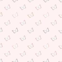 Vector butterfly cute seamless repeat pattern design background