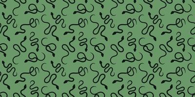Snake repeat pattern design, vector background
