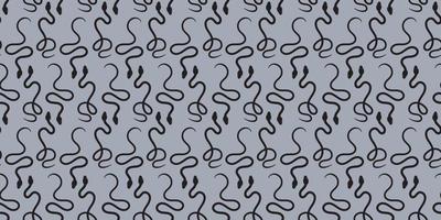 Snakes seamless repeat pattern background vector