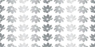 Garden cosmos flower vector pattern background, floral design