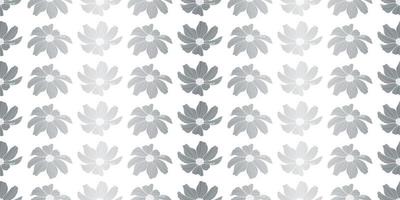 Garden cosmos flower vector pattern background, floral design