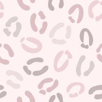 Pastel nudes cheetah repeat pattern background vector. vector