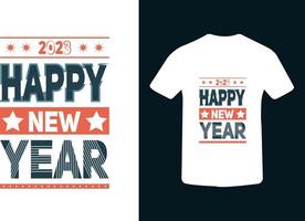 New year typography poster, New year  typography t-shirt design vector