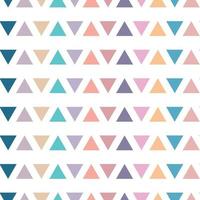 Abstract geometric vector pattern with colorful triangles, seamless repeat background.