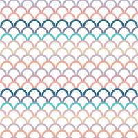 Fish scale stripe pattern, geometric repeat pattern vector