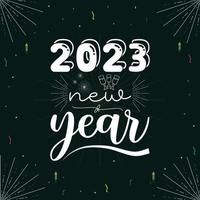 new year poster design, new year t shirt  design vector