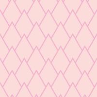 Fish scale pattern with triangles, pink geometric vector repeat