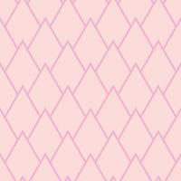 Fish scale pattern with triangles, pink geometric vector repeat