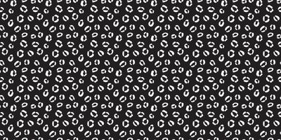 Cheetah seamless vector pattern background, black cheetah print.