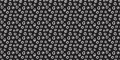 Cheetah seamless vector pattern background, black cheetah print.