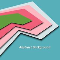 Vector geometric abstract background. Colorful illustrated abstraction with lines and shadows. Colorful template for advertising brochure.