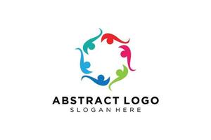 Vector abstract people and family logo collection,people icons, health logo template, care symbol.