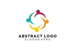 Vector abstract people and family logo collection,people icons, health logo template, care symbol.