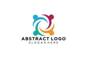 Vector abstract people and family logo collection,people icons, health logo template, care symbol.