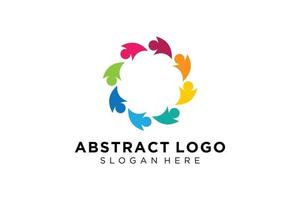 Vector abstract people and family logo collection,people icons, health logo template, care symbol.