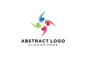 Vector abstract people and family logo collection,people icons, health logo template, care symbol.